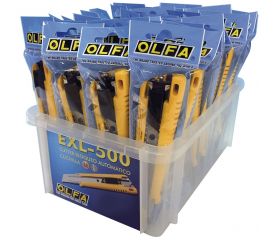 Cúters con bloqueo automático EXL en bolsa de plástico